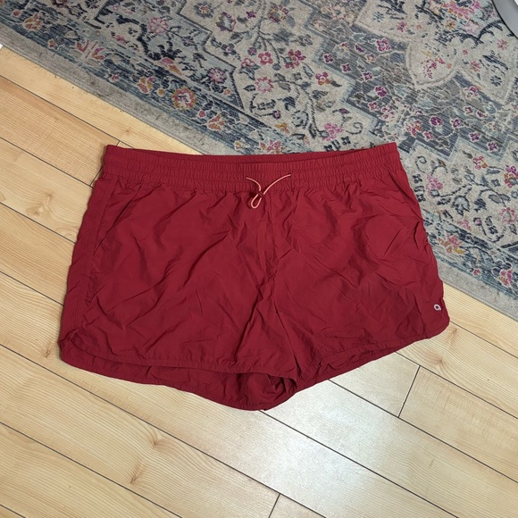 Hyba dark red athletic shorts size 2X - Picture 1 of 3